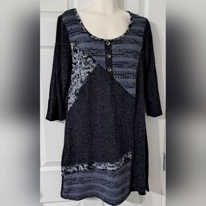 Papillon Blue Tunic M